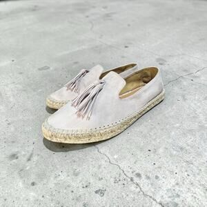 Matt Bernson Cecilia Tassel Espadrille Pink Suede Women’s Shoe Size 9